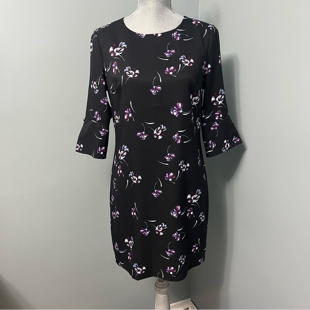 BANANA REPUBLIC floral print cocktail dress size 6 petite